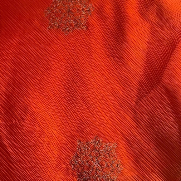 New York & company orange beaded tank. Size 14 - Picture 8 of 10